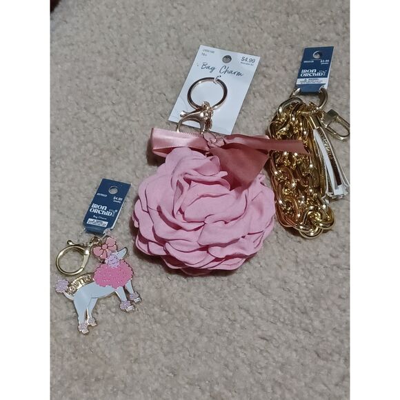 Iron Orchid Other - Set of 3 NWT Bag Charms